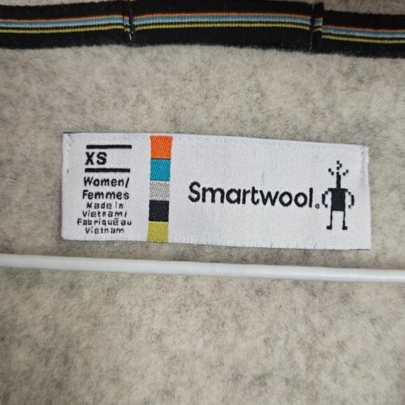 Smartwool Hudson Trail Fleece Anorak Grey Jacket Size XS - Picture 7 of 12